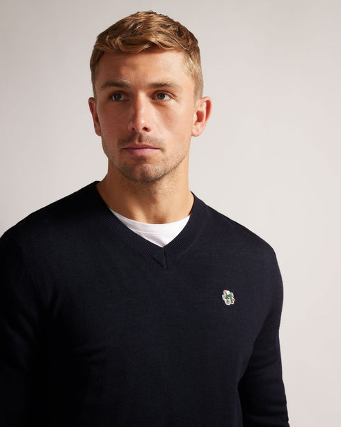 KENTON-Knitwear-LS Core V Neck- Ted Baker Romania